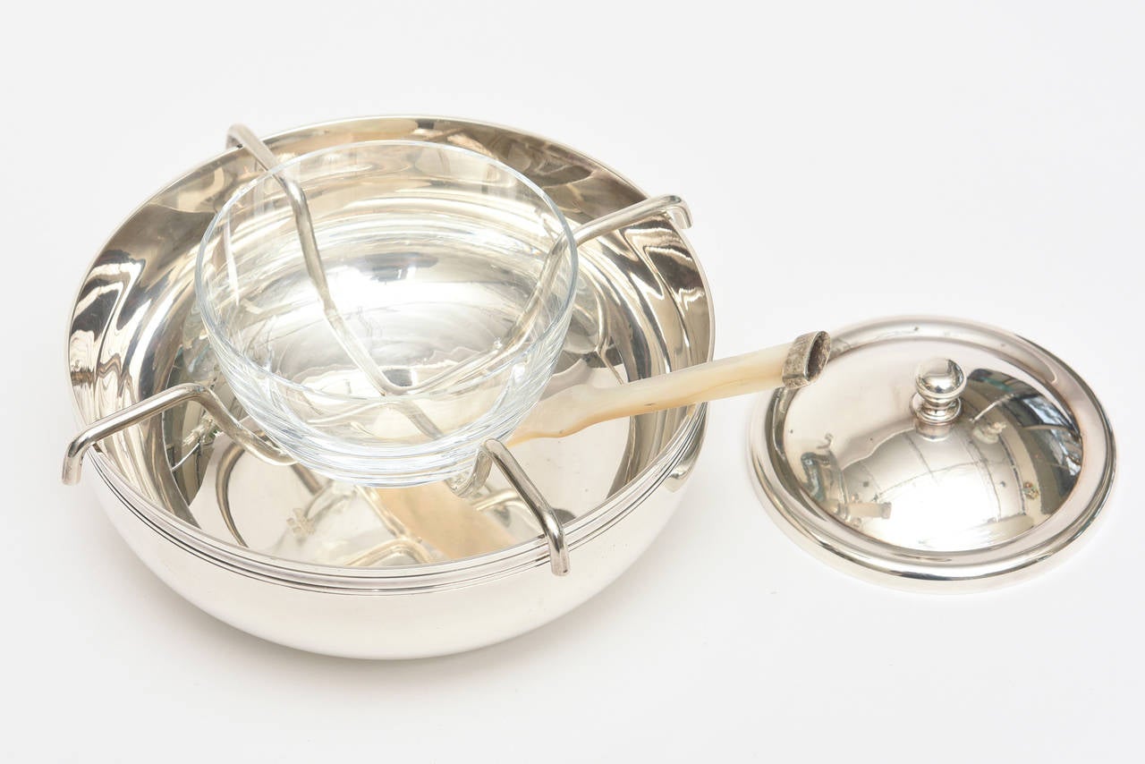 caviar bowl and spoon set
