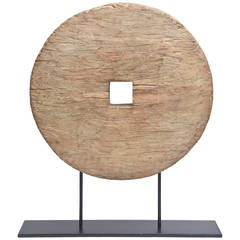 Monumental Chinese Wood and Metal Organic Sculpture