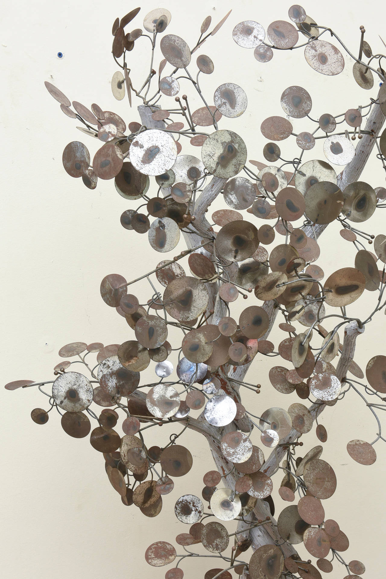 Mid-Century Modern Curtis Jere Raindrop Tree Vintage en vente