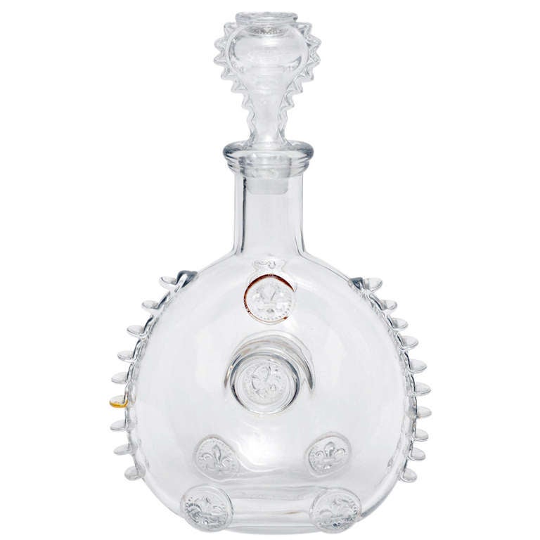 Baccarat Crystal Glass, Louis XIII Cognac Decanter at 1stdibs
