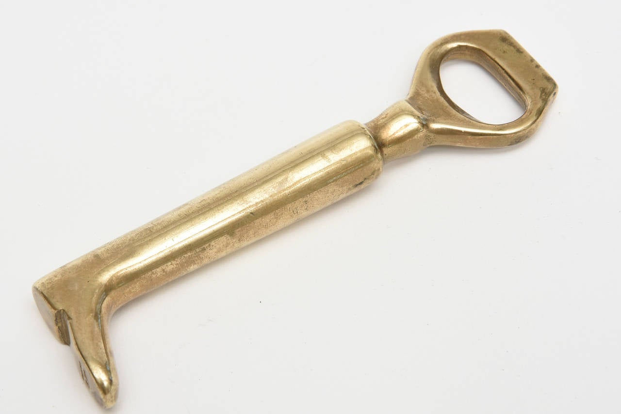 Solid Brass Vintage Polo Boot Bottle Opener In Good Condition In North Miami, FL