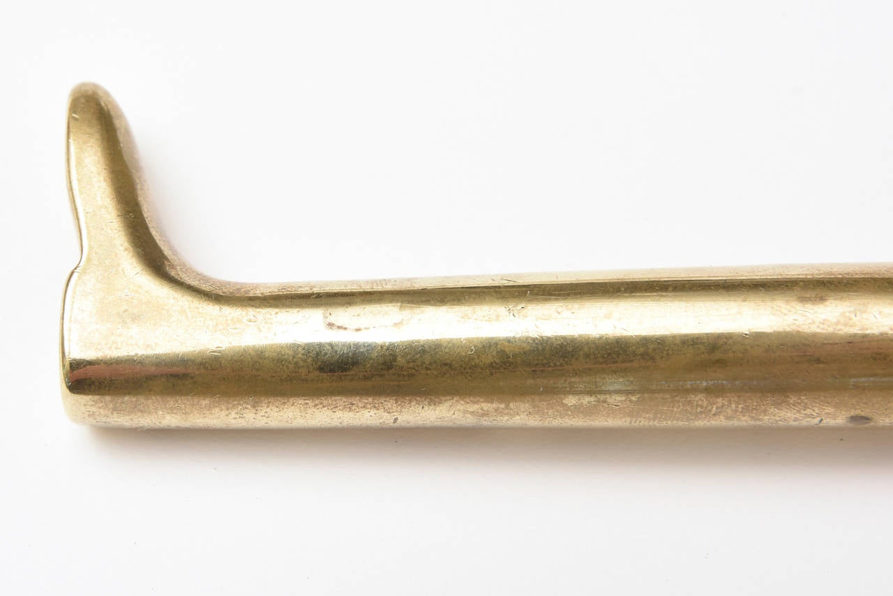 Solid Brass Vintage Polo Boot Bottle Opener 2