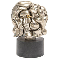 Miguel Berrocal MIni" Portrait de MIchelle" Puzzle Sculpture 9