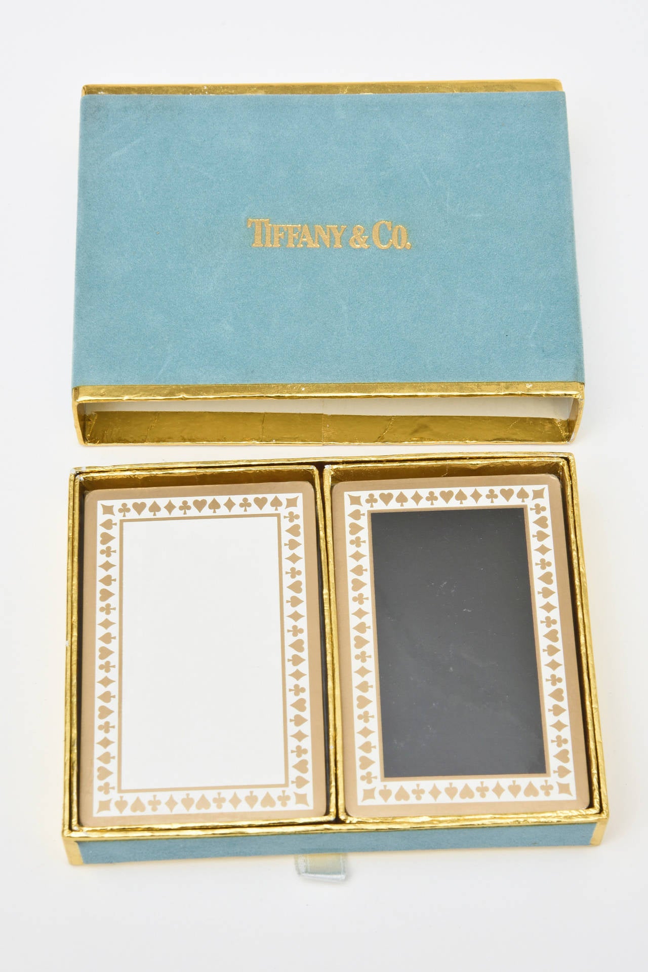 tiffany and co playing cards vintage