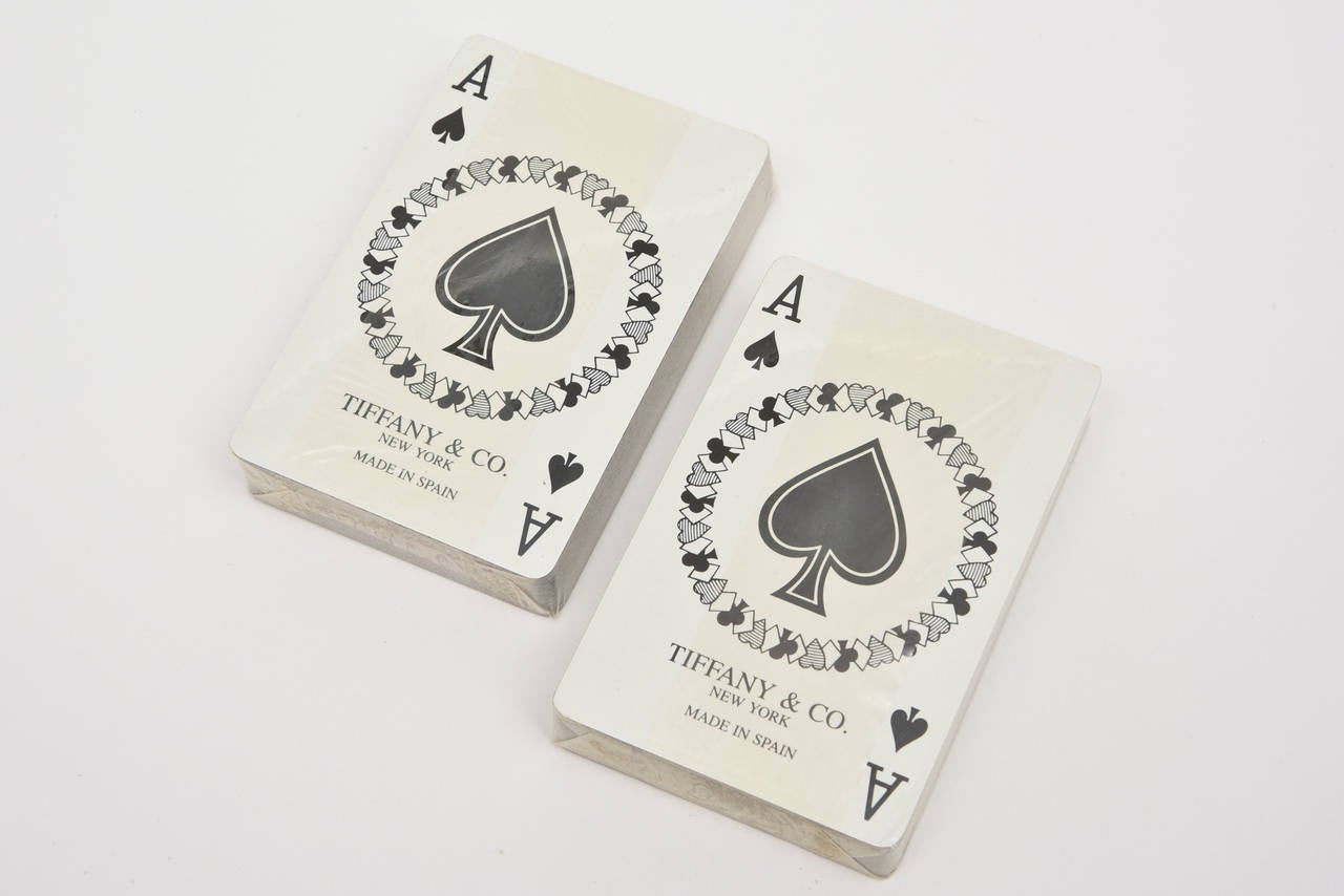 tiffany playing cards vintage