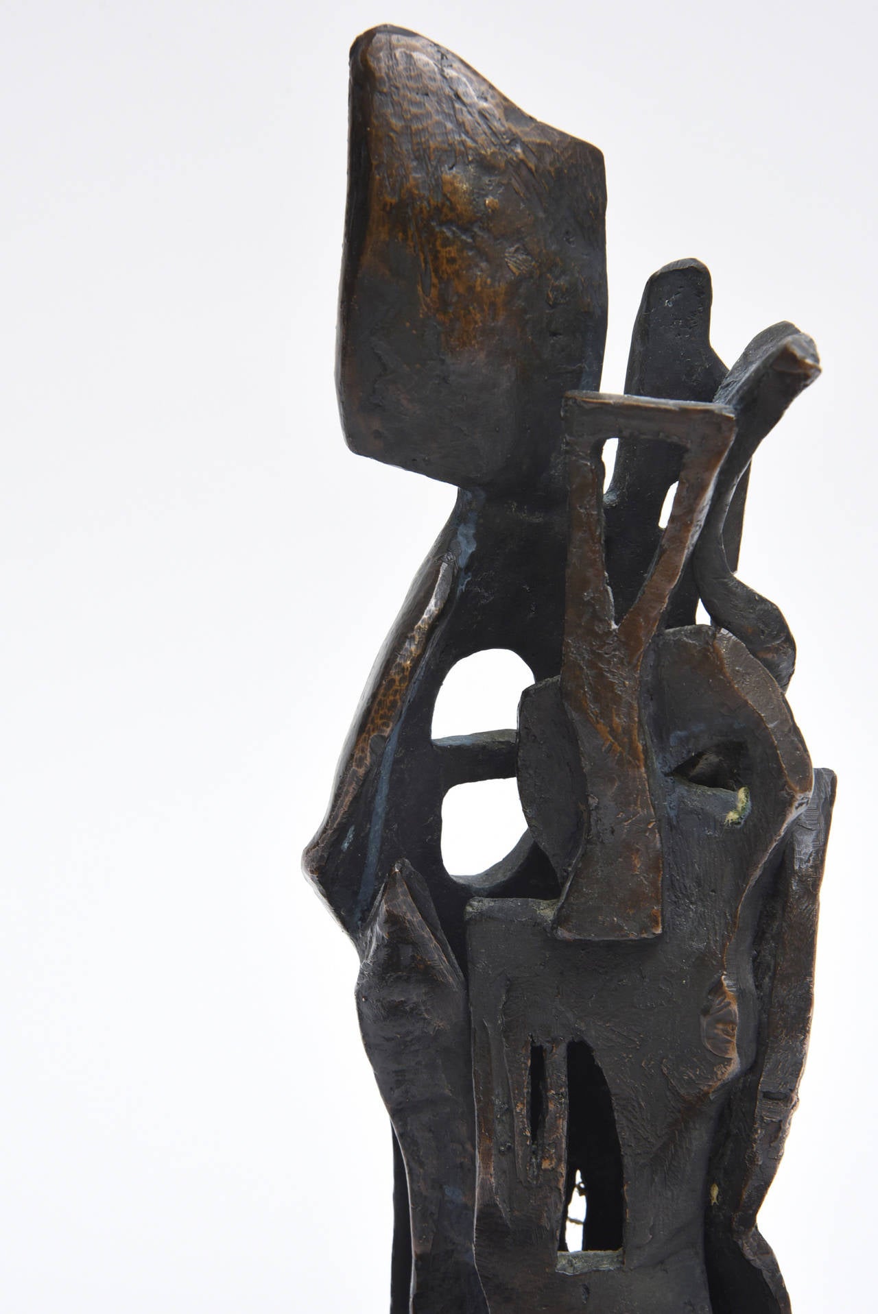 Abstrakte Bronze-Skulptur von Albers Henselmann, Moderne der Mitte des Jahrhunderts im Angebot 2