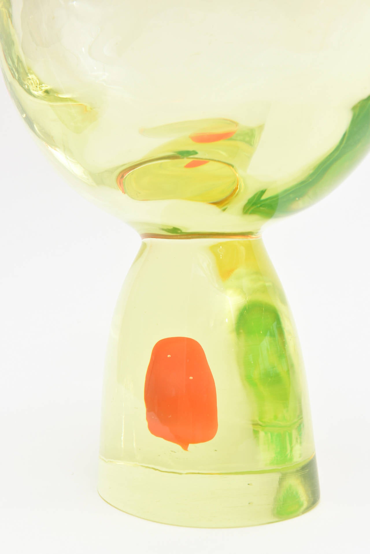 Italian Antonio da Ros for Cenedese Sommerso Glass Murano Vase/ Vessel 2