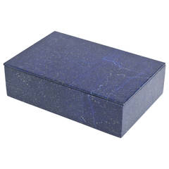 Lapis Lazuli Covered Two-Part Box