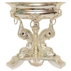 Silverplate Elegant and Whimsical Sea Inspired Centerpiece Bowl