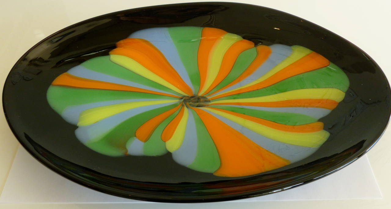 Murano Glass Murano Seguso Glass Centerpiece Bowl Serving