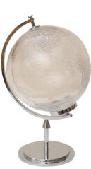 Amazing Cut Crystal Glass World Globe