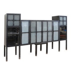 Rare Pace Cerused Ash and Sandblasted Glass Cabinet/ Bar/ Entertainment Center 11