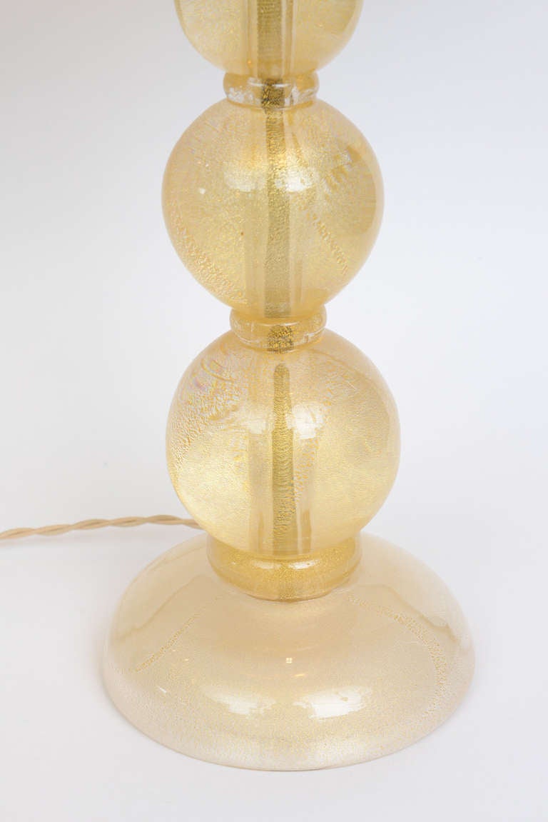 20th Century SALE! SALE !SALE!Seguso Murano Lamps, Original Seguso Addition, Shades Optional For Sale
