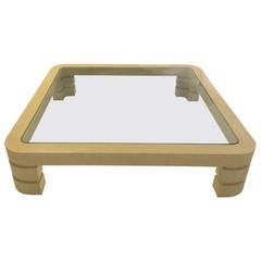 Karl Springer Style Coffee Table 4