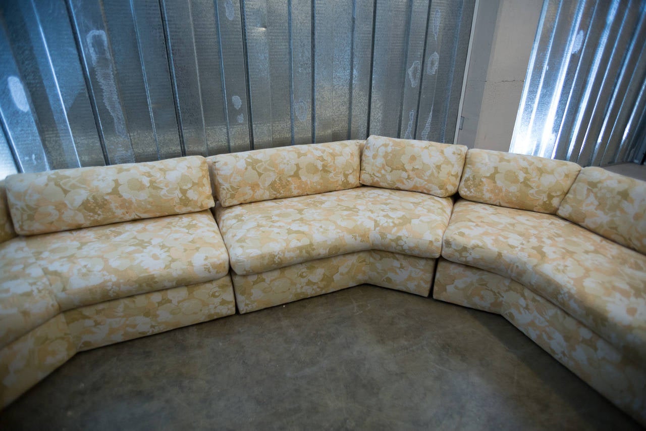 American Milo Baughman Sectional Sofa for Thayer Coggin