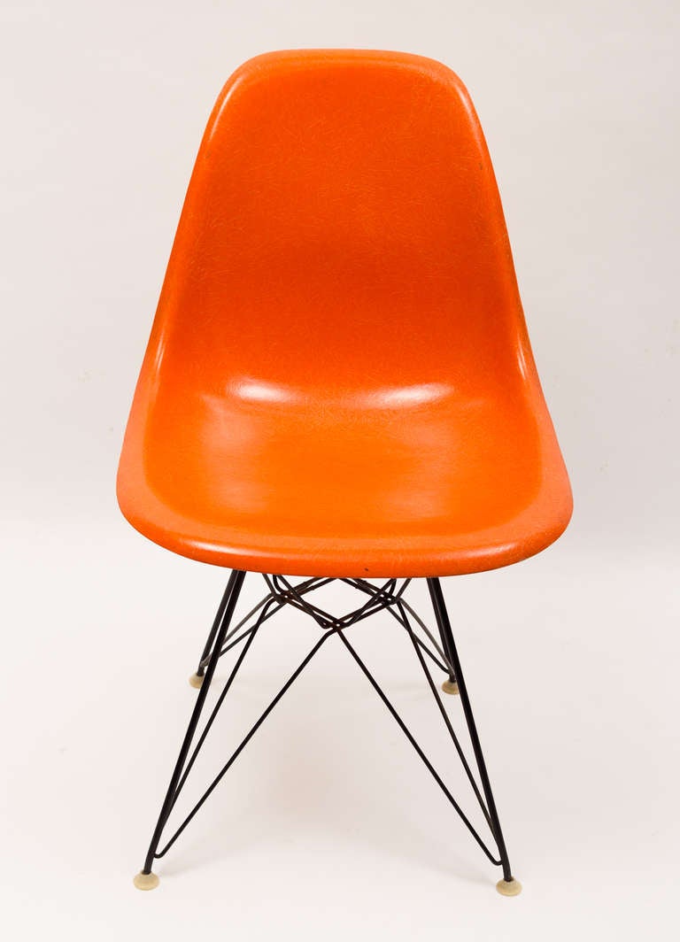 Vintage Set of Charles and Ray Eames Eiffel Chairs for Herman Miller at 1stdibs