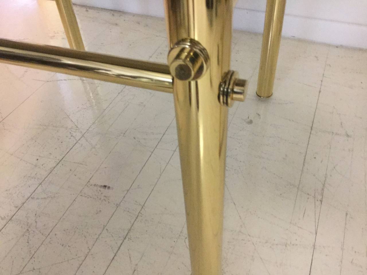 Mid-Century Modern 1970s Brass Side Tables For Sale