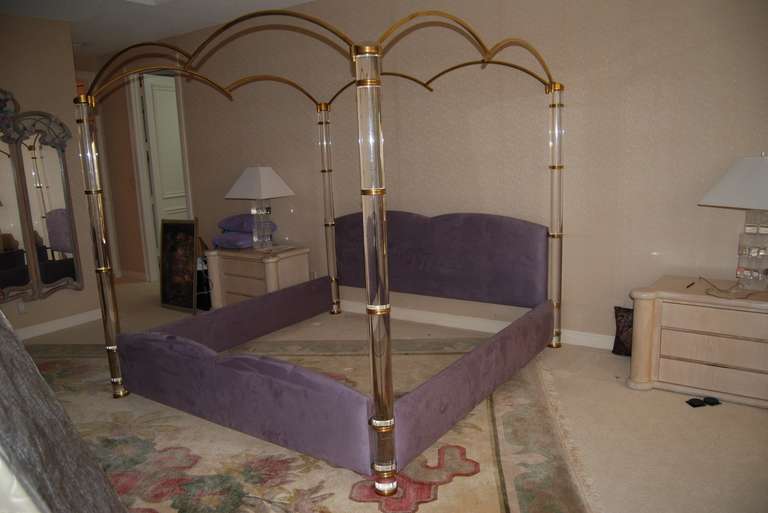 King Size Custom Four Poster Bed with solid 6