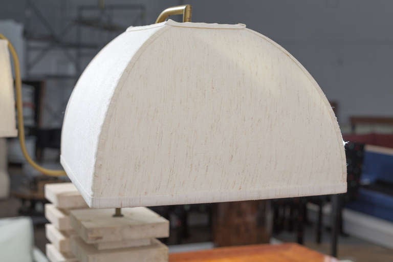 Italian Marble Table Lamps For Sale 1