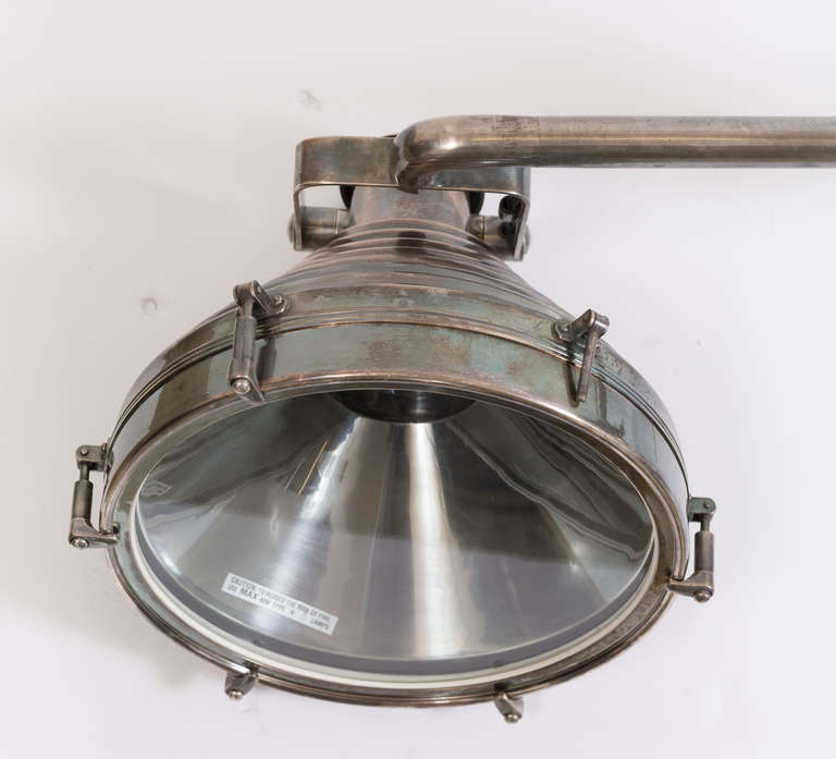 Industrial Steel Pendant Light In Good Condition For Sale In Miami, FL