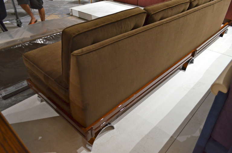 Mid-Century Modern Platform Sofa by Martin Borenstein For Sale