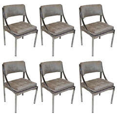  Set of 10 Dining Chairs by Milo Baughman