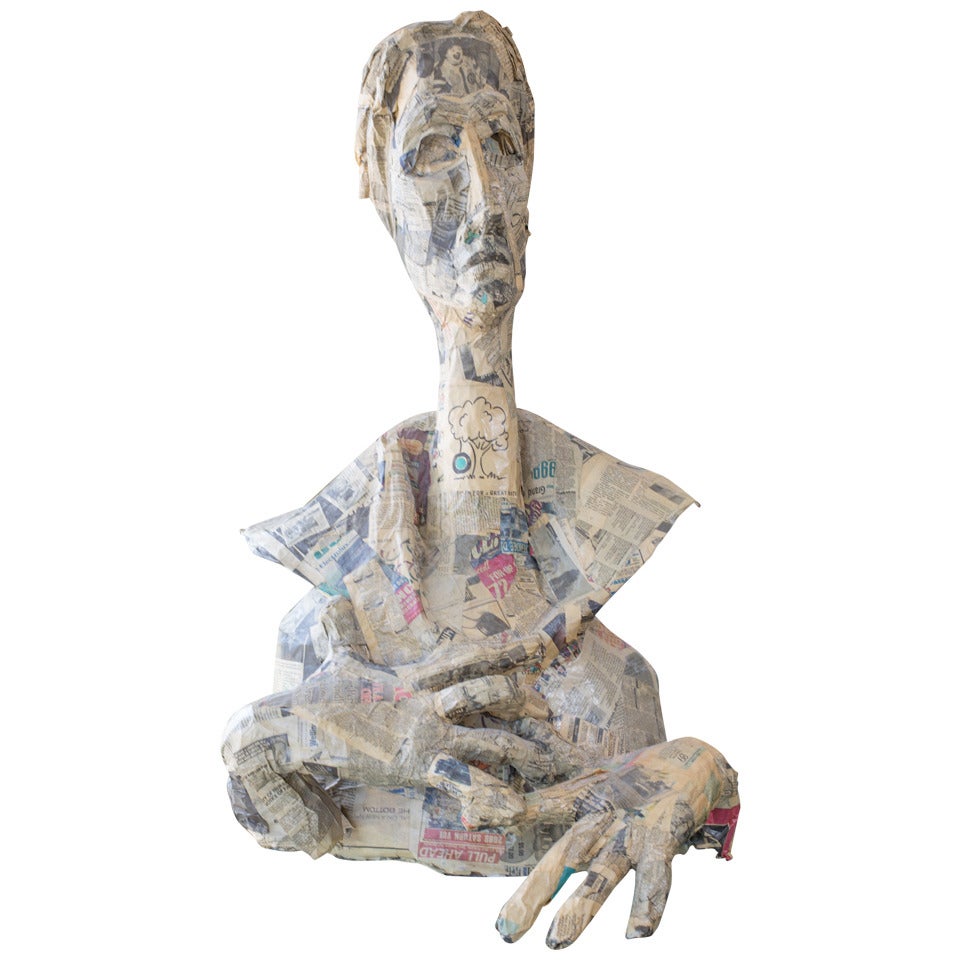 Paper Mâché Figure Sculpture