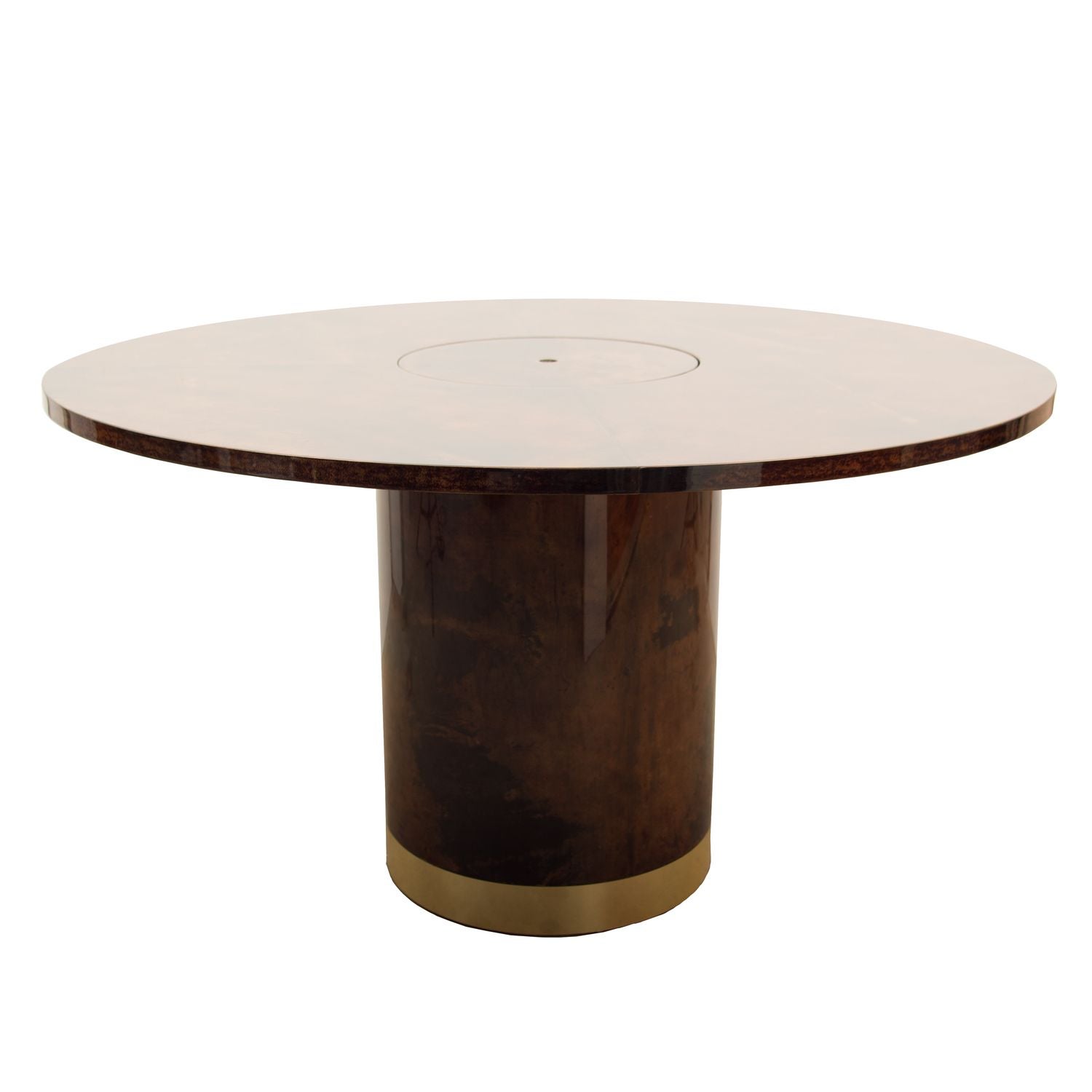 Aldo Tura Pedestal Table