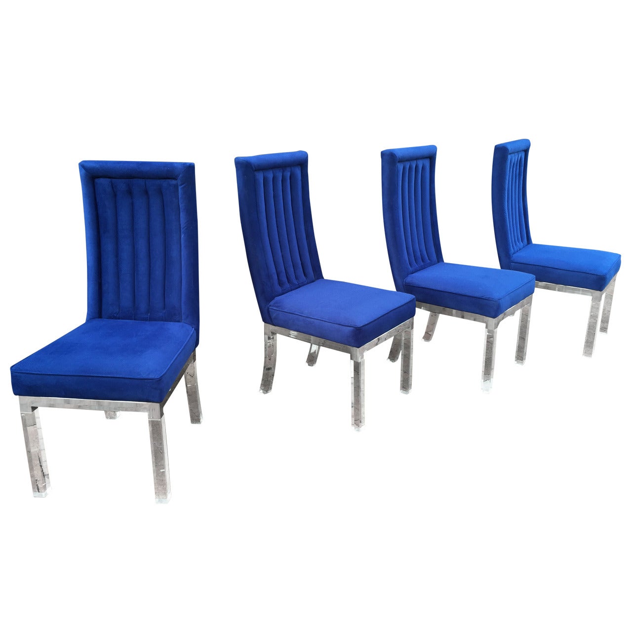 Set of Four Charles Hollis Jones Dining Chairs