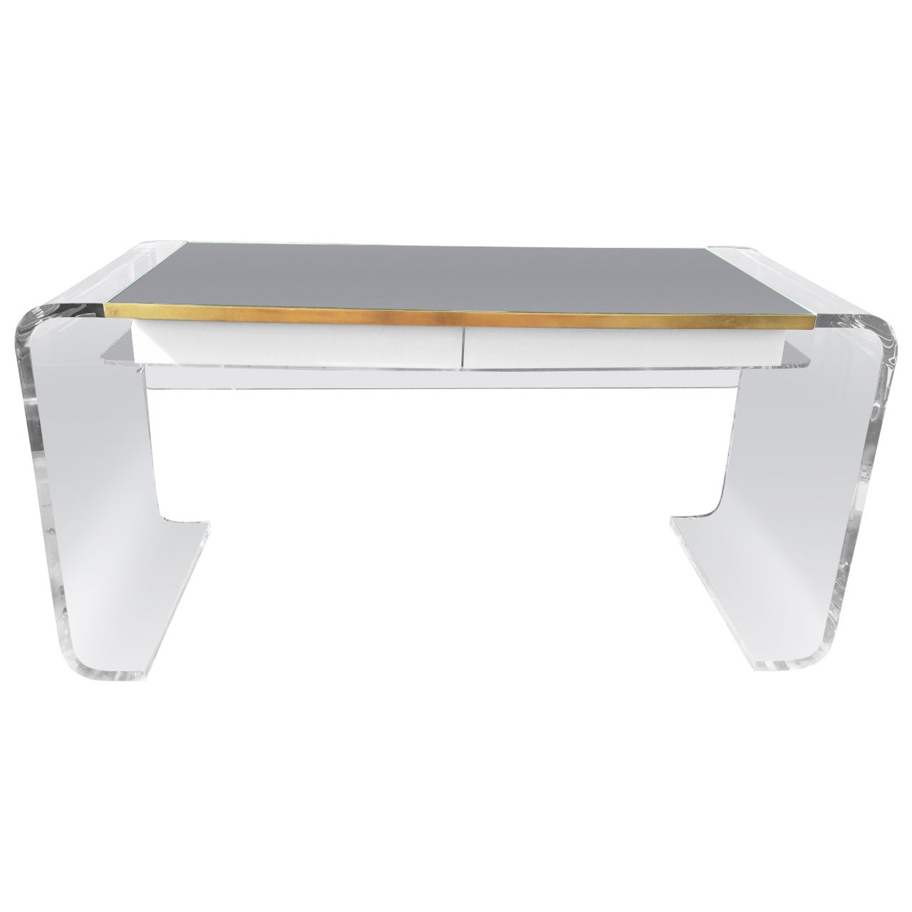 Outrageous Vintage Lucite Waterfall Desk
