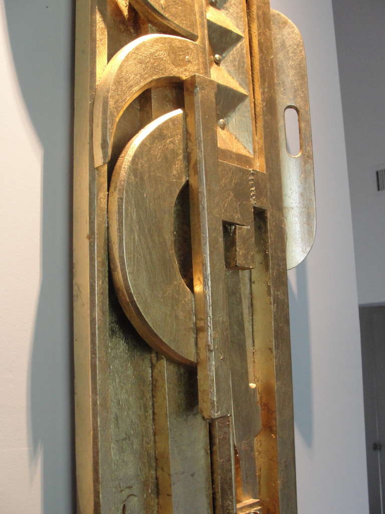 American Incredible Wall Art Sculpture in the Manner of L. Nevelson For Sale