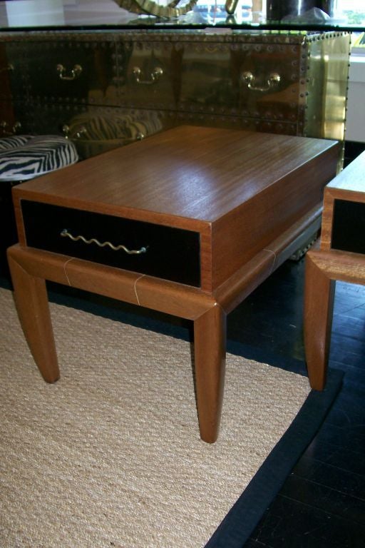 Mid-Century Modern Original All Vintage Side-Tables by John Keal for Brown Saltman