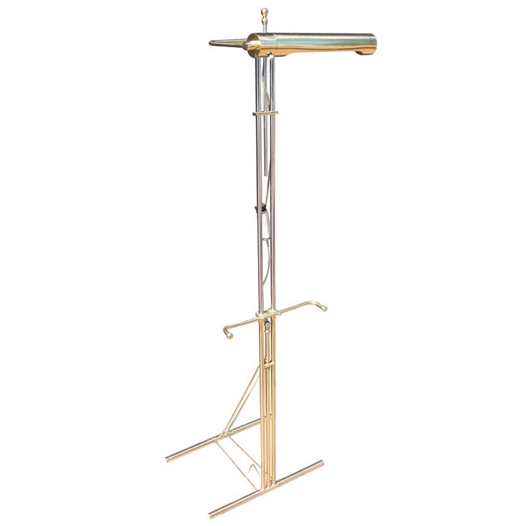 Extremely Rare Two-Toned Easel Floorlamp