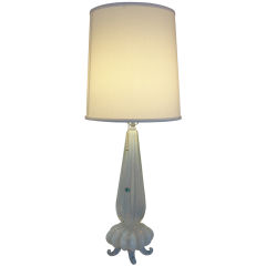 Large Barovier Opalescent Glass Lamp