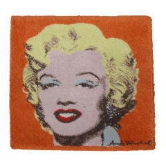 Andy Warhol's "Marilyn Monroe" Carpet Wall Hanging