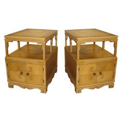 Pair of Regency Style Side Tables/ Night Stands