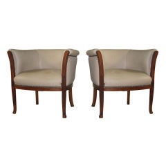 Pair of Early Secessionist Armchairs