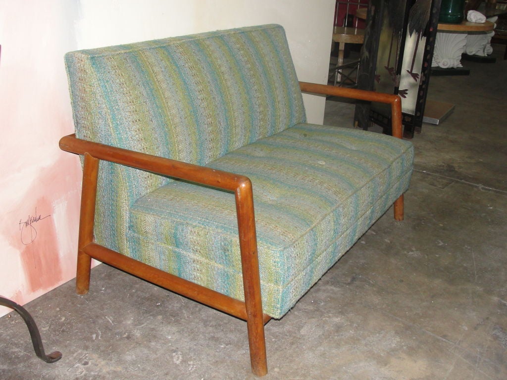 A Sculptural T.H. Robsjohn-Gibbings Settee