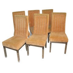 Set of Six CHARLES HOLLIS JONES Chairs