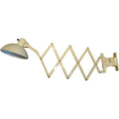 Vintage Scissor Wall Lamp by Christian Dell 3