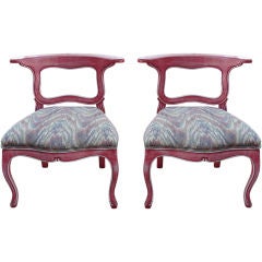 Haines Style Occassional Pair of Chairs With Original Finish