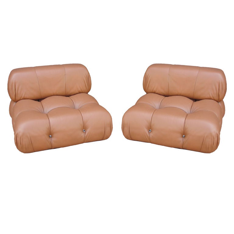 Pair of Mario Bellini Camaleonda Lounge Chairs