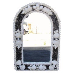 Sea Shell Encrusted Mirror