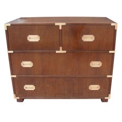 A Beautiful Campaign Style Cabinet By Baker