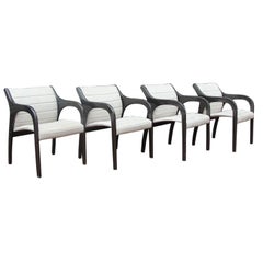 A Set of Four (4) Armchairs by Claudio Salocchi