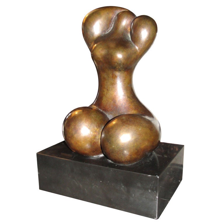 Sculpture in Bronze by Louis Bancel (1926 - 1978), Signed