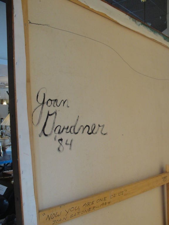 Joan E. Gardner Massive Painting 'Signed'