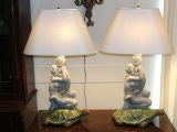 Pair of Vintage Royal Haeger Mermaid Table Lamps