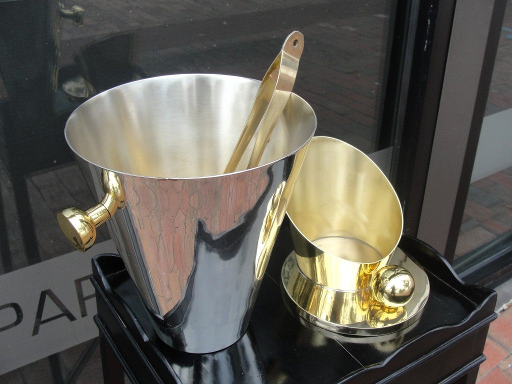 Mid-20th Century Art Deco Inspired Champagne Cooler/ Ice Bucket
