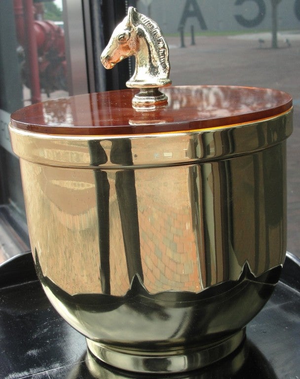 Equestrian Horse Ice Bucket